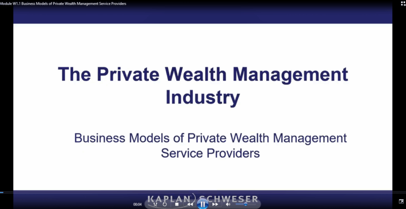2025 CFA Schweser Video Lectures Level 3 with Workbook Private Wealth Pathway